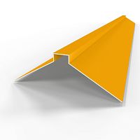 Конек фигурный оцинкованный c порошковым покрытием 0,45мм RAL 1036