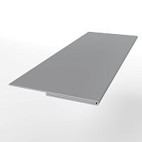 Планка финишная оцинкованная с порошковым покрытием 0,45мм RAL 7004