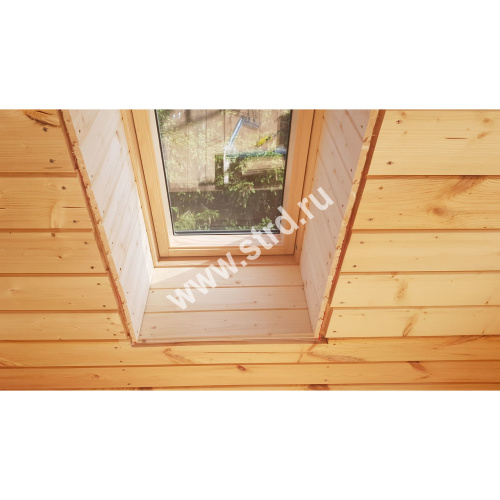 Окно мансардное дерево, лак ручка сверху Velux GLL MK08 1061 Дизайн WoodLine 78*140см фото 12