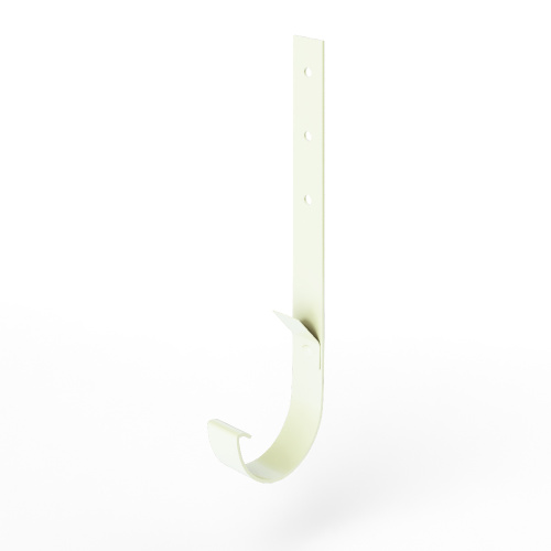 Крепление желоба водосточного c порошковым покрытием ф120x350мм RAL 9010