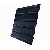 Профнастил С20 RAL 7024 графитовый серый 0,5 мм Стальной Бархат Grand Line