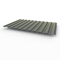 Профнастил оцинкованный с полимерным покрытием полиэстер С8 buildstor 0,45х1180мм RAL 7015 Сланцево-серый