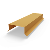 Парапет плоский RAL 1034 полиэстер 0,45 мм