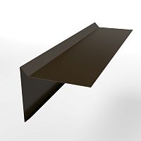 Планка ветровая простая оцинкованная с порошковым покрытием 0,45мм RR 32
