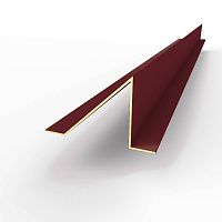 Планка снегозадержания оцинкованная c полимерным покрытием 0,45мм RAL 3005