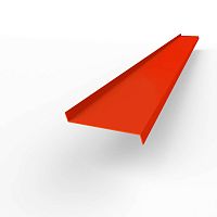 Отлив оконный оцинкованный c порошковым покрытием 0,7мм RAL 2004