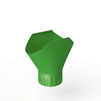 Воронка желоба оцинкованная накладная порошок ф150мм RAL 6018