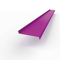 Отлив оконный оцинкованный c порошковым покрытием 1,2мм ширина более 625 мм RAL 4006