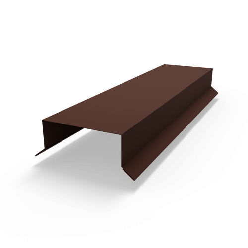 Парапет плоский RAL 8016 полиэстер 0,5 мм