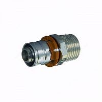 Муфта латунная MLC Дн 50х1 1/2" Ру10 НР пресс Uponor Швеция