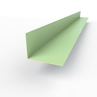 Планка угла внутренняя RAL 6019 оцинкованная c порошковым покрытием 0,45мм