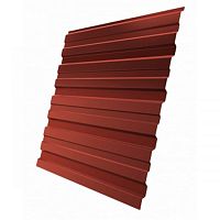 Профнастил С10 RR 750 кирпично-красный 0.5 мм GreenCoat Pural Matt Grand Line
