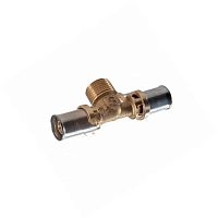Тройник латунный RM153 Дн 16х1/2"х16 НР пресс Giacomini Италия