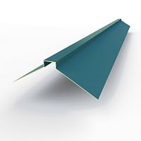 Конек фигурный оцинкованный c порошковым покрытием 0,45мм RAL 5025