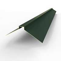 Конек фигурный оцинкованный c порошковым покрытием 0,45мм RAL 6009