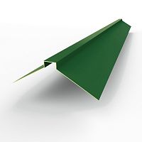 Конек фигурный оцинкованный c порошковым покрытием 0,45мм RAL 6035