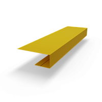 J профиль RAL 1004 оцинкованный c порошковым покрытием 0,45мм