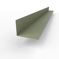 Планка угла внутренняя RAL 7033 оцинкованная c порошковым покрытием 0,45мм