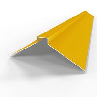 Конек фигурный оцинкованный c порошковым покрытием 0,45мм RAL 1004