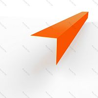 Планка угла внешнего RAL 2009 оцинкованная c порошковым покрытием 0,45мм