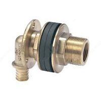 Водорозетка бронзовая RAUTITAN RX Дн 16х1/2"х55 наружн. резьба для монтажных узлов Rehau Германия