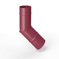 Колено водосточное оцинкованное порошок ф150мм RAL 4002