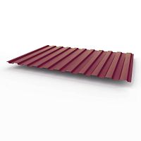 Профнастил оцинкованный с полимерным покрытием полиэстер С8 buildstor 0,45х1180мм RAL 4004 Бордово-фиолетовый