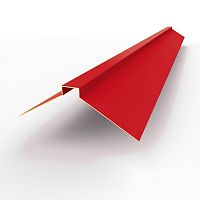 Конек фигурный оцинкованный c порошковым покрытием 0,45мм RAL 3020