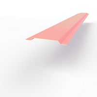 Нащельник RAL 3015 оцинкованный c полимерным покрытием 0,45 мм