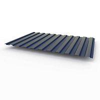 Профнастил оцинкованный с полимерным покрытием полиэстер С8 buildstor 0,65х1180мм RAL 5013 Кобальтово-синий
