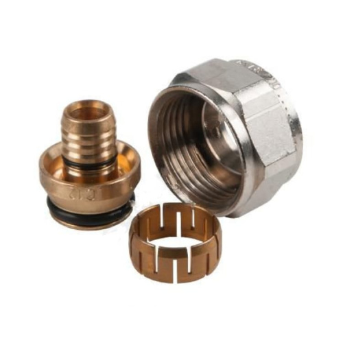 Евроконус латунный никель Flex-X Дн 16х2,0х3/4" Uponor Швеция Евроконус латунный никель Flex-X Дн 16х2,0х3/4" Uponor Швеция