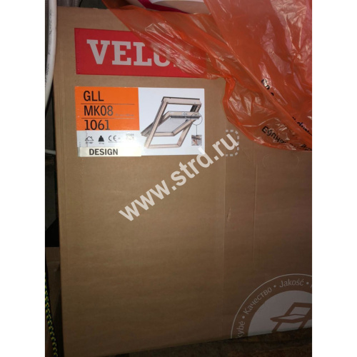 Окно мансардное дерево, лак ручка снизу Velux GLL MK08 1061B Дизайн WoodLine 78*140см фото 37