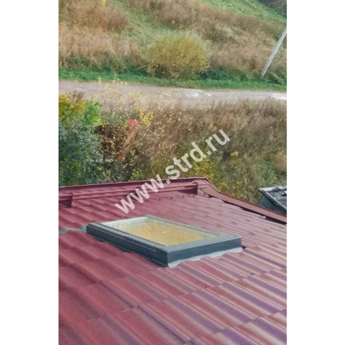 Окно мансардное дерево, лак ручка снизу Fakro FTS-V U4 Standart 55*78см фото 10
