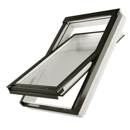 Окно мансардное дерево, краска, белое ручка снизу Aticco DAW 1002 F6 66*118см Окно мансардное дерево, краска, белое ручка снизу Aticco DAW 1002 F6 66*118см
