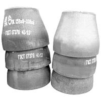 Переход стальной оц концентрический Дн 325х8.0-273х7.0 (Ду300х250) бесшовный ГОСТ 17378-2001
