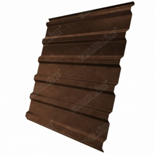 Профнастил С20 Safari Brown 0,5 мм Safari Twincolor Grand Line