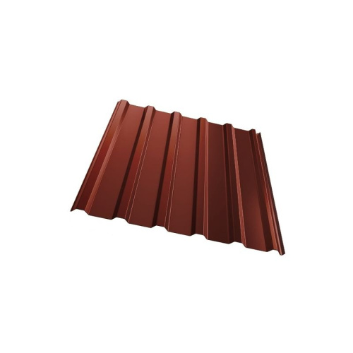 Профнастил Н60 RAL 3009 оксид красный 0,5 мм Satin Grand Line