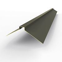 Конек фигурный оцинкованный c порошковым покрытием 0,45мм RAL 7022
