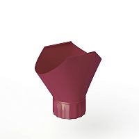Воронка желоба оцинкованная накладная порошок ф180мм RAL 4002