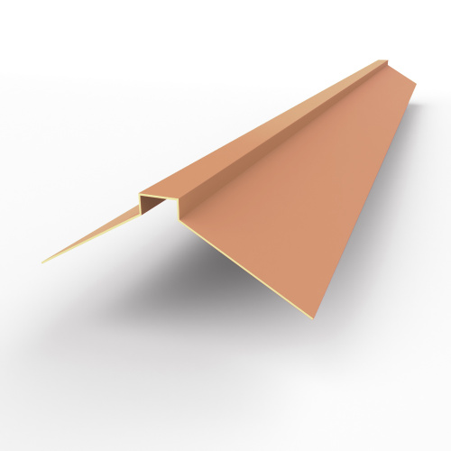 Конек фигурный оцинкованный c порошковым покрытием 0,45мм RAL 3012