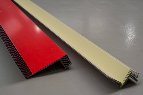 Отлив оконный оцинкованный c порошковым покрытием 0,4мм ширина более 625 мм RAL 7043 фото 5