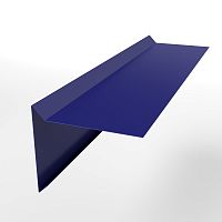 Планка ветровая простая оцинкованная с порошковым покрытием 0,45мм RAL 5002