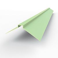 Конек фигурный оцинкованный c порошковым покрытием 0,45мм RAL 6019