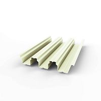 Профнастил оцинкованный с полимерным покрытием полиэстер Н114 buildstor 1х646мм RAL 9016 Транспортный белый