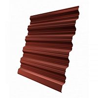Профнастил НС35 RR 750 кирпично-красный 0,5 мм GreenCoat Pural Grand Line