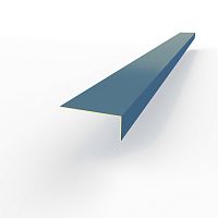 Лобовая планка (RAL 5007) оцинкованная, с порошковым покрытием 0,45 мм