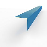 Планка угла внешнего RAL 5012 оцинкованная c порошковым покрытием 0,45мм