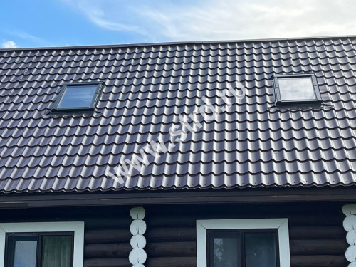 Окно мансардное дерево, лак ручка снизу Fakro FTS-V U4 Standart 94*118см фото 5