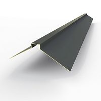 Конек фигурный оцинкованный c порошковым покрытием 0,45мм RAL 7024