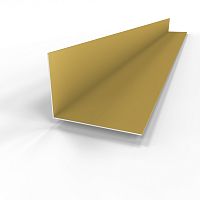 Планка угла внутренняя RAL 1024 оцинкованный c порошковым покрытием 0,45мм